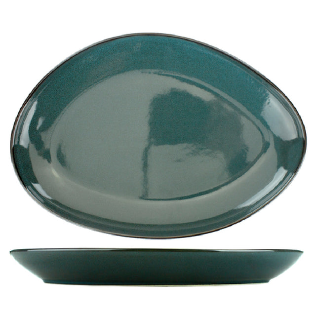 International Tableware LU-139-MI Platter 13-1/4" X 9-1/4" X 1-1/2"H Oval