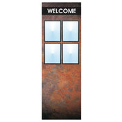 Hubert 82925 - Menu Board, 8-pocket, Floor Stand