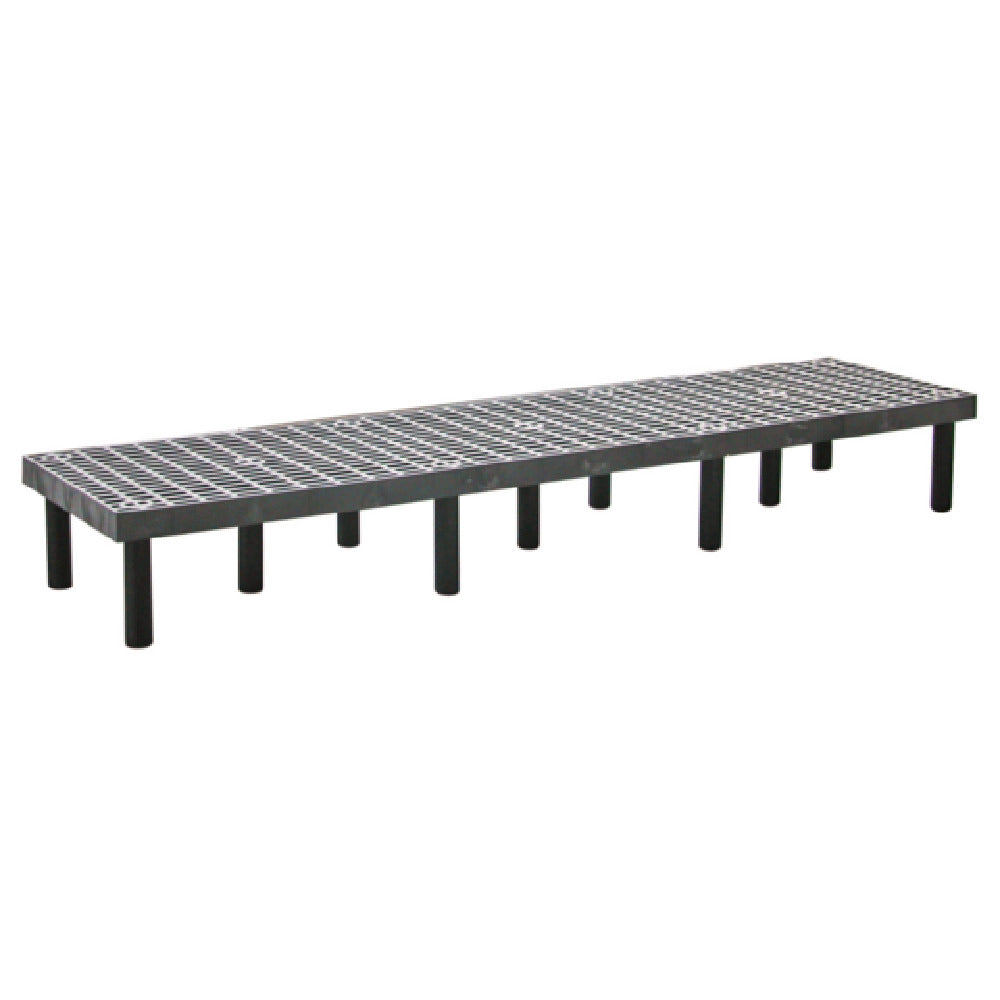 Quantum 962412DPP Polymer Dunnage Rack Vented 1400 Lb. Load Capacity