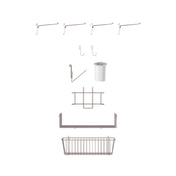 Metro SWA-PREP-K4 - SmartWall Accessory Kit For Prep, Metroseal Gray Finish, NSF (see Spec Sheet For Components) (ships In One Box)