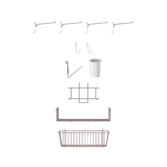 Metro SWA-PREP-K4 - SmartWall Accessory Kit For Prep, Metroseal Gray Finish, NSF (see Spec Sheet For Components) (ships In One Box)
