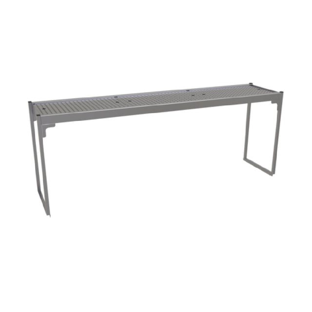 Glastender SOS/SS-66 Single Overshelf 66"W X 15"D X 24"H Removable Perforated Inserts