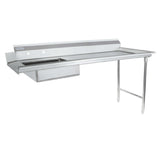 Empura ESDT72R - Soiled Dishtable, 72"W X 30"D X 41.5"H, Straight Design