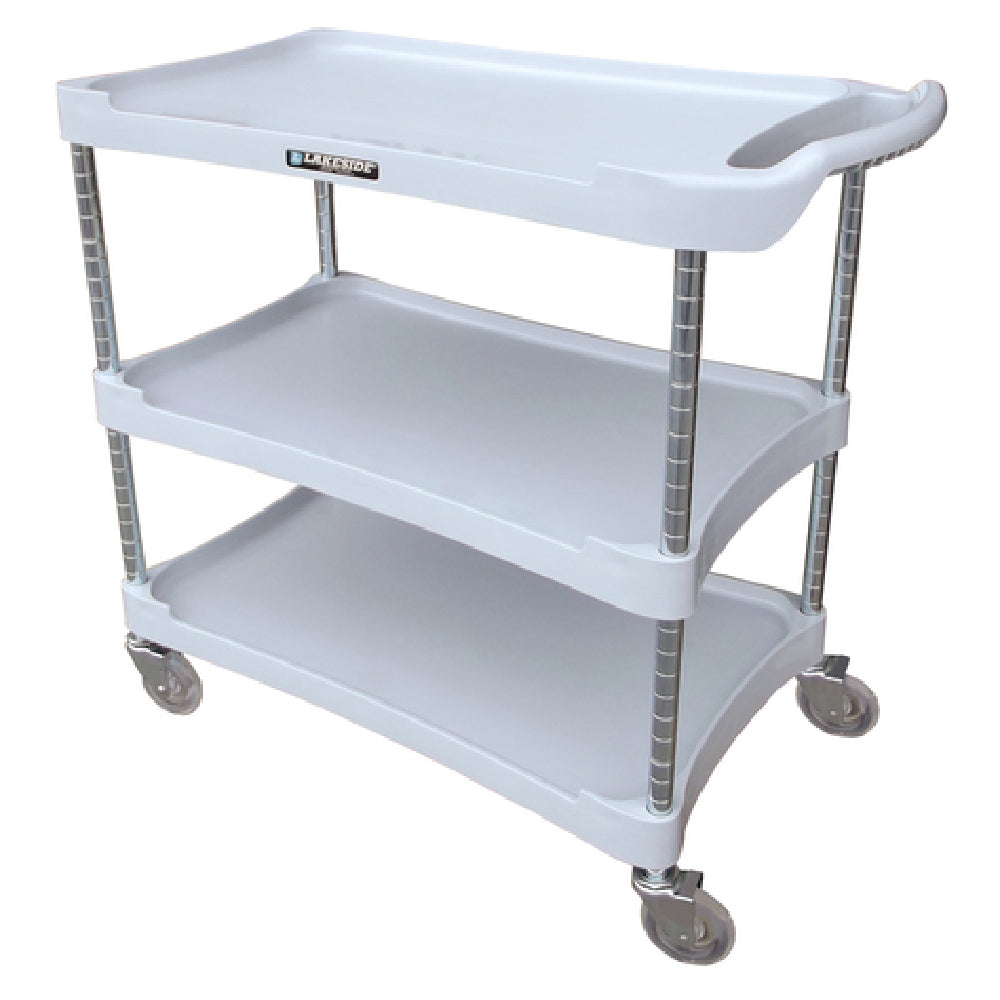 Lakeside 2509 Bus Cart 3-shelf 36"W X 18-1/2"D X 33-3/4"H