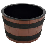 BauscherHepp BBS352 Gourmet Barrel Bowl Set 4 Qt. Includes: (1) 10" Dia. X 6"H Brown ABS Bowl