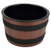 BauscherHepp BBS352 Gourmet Barrel Bowl Set 4 Qt. Includes: (1) 10" Dia. X 6"H Brown ABS Bowl