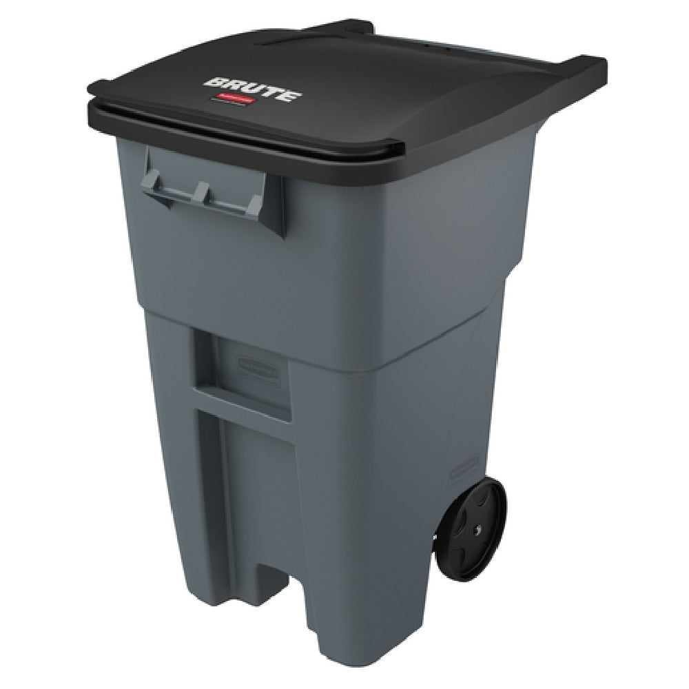 Rubbermaid FG9W2700GRAY BRUTE® Roll-Out Container 50 Gallon 28-1/2" X 23-2/5" X 36-1/2" H