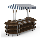 Steelite MGCMLD03WSWF Mogogo Buffet Solutions Modular Warming Nemco Induction Market Station