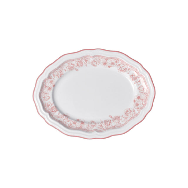Steelite 62527FP818 Oval Platter 9.0" X 6.75" X 0.875" Adelina