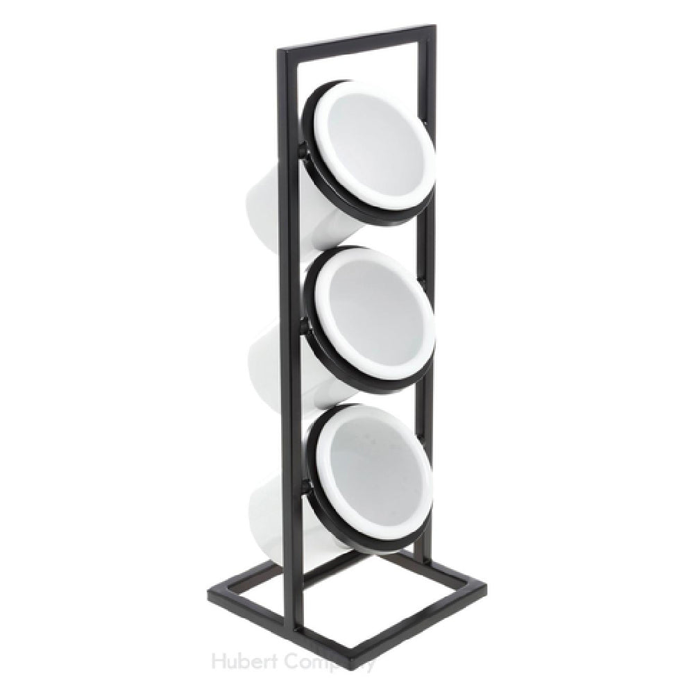 Hubert 66087 - Cerve Collection Cylinder Holder, 3-tier, 6-9/10"L X 6-9/10"W X 20"H