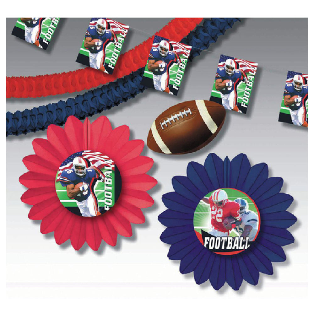 Hubert 60049 - Decoration Kit, Football Fever, 4000 Sq. Ft.