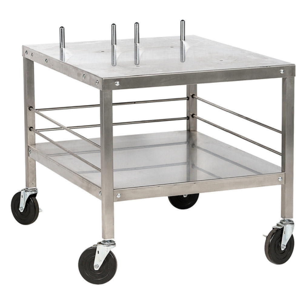 Hobart TABLEHW-HL2012 - Mixer Table, 27”W X 32”D X 26”H, The Top Shelf Is Drilled For Mounting An HL120 Or HL200 Mixer
