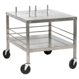 Hobart TABLEHW-HL2012 - Mixer Table, 27”W X 32”D X 26”H, The Top Shelf Is Drilled For Mounting An HL120 Or HL200 Mixer