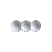 Palate & Plate AW-9160 - Appetizer Dish, 3-section, 10-1/2" X 4" X 2-3/8"H