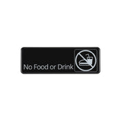CAC China SCE3-NF14 Compliance Sign English 9" X 3"H