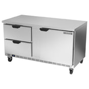 Beverage Air WTRD60AHC-2-FLT Worktop Refrigerator Two-section 35-1/2" Working Height