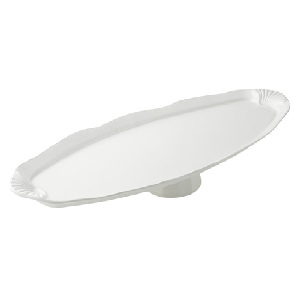 Bon Chef 20669106TEAL Shell Fish Platter 36" X 14-1/4" X 6" Pedestal