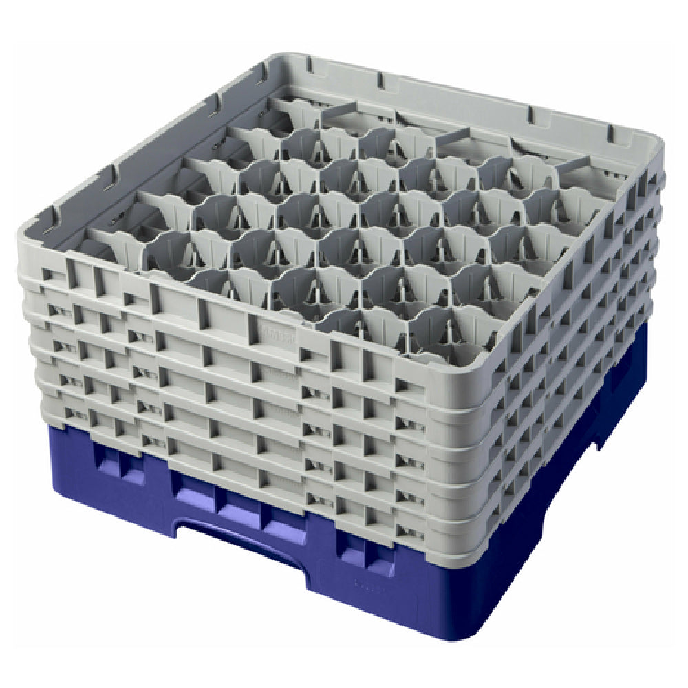 Cambro 30S958186 Camrack® Glass Rack With (5) Soft Gray Extenders Full Size
