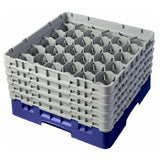 Cambro 30S958186 Camrack® Glass Rack With (5) Soft Gray Extenders Full Size