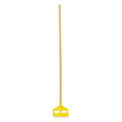 Rubbermaid FGH115000000 Invader® Wet Mop Handle 54"L Wood With Yellow Plastic Head