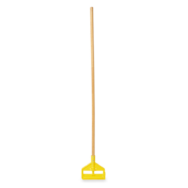 Rubbermaid FGH115000000 Invader® Wet Mop Handle 54"L Wood With Yellow Plastic Head