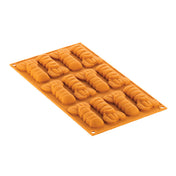 Louis Tellier SCAMPO Silicone Mould 3.18"W X1.65"D X 0.55"H Dishwasher Safe
