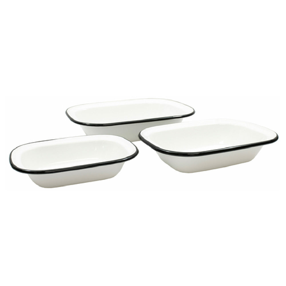 TableCraft Products 80015 - Enamelware Collection™ Serving Pan, 40 Oz., 11" X 8-1/8" X 2-3/8"