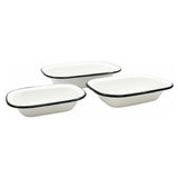 TableCraft Products 80015 - Enamelware Collection™ Serving Pan, 40 Oz., 11" X 8-1/8" X 2-3/8"