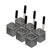 Arcobaleno Pasta Equipment APCB8SET6 Pasta Cooker Basket Set Set Of (6) Size #8 Pasta Baskets