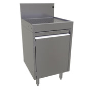 Glastender DBCA-18 Underbar Drainboard Cabinet Base With Hinged Door 18"W X 19"D