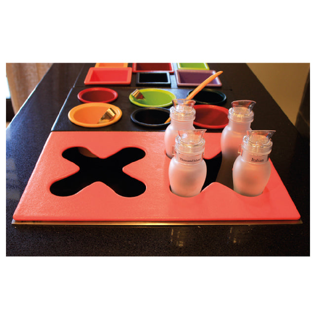 GET Enterprises T0BSDBMC Bugambilia® Single Tile 21-11/16" X 13-1/4" With (2) "X" Shaped Cutouts