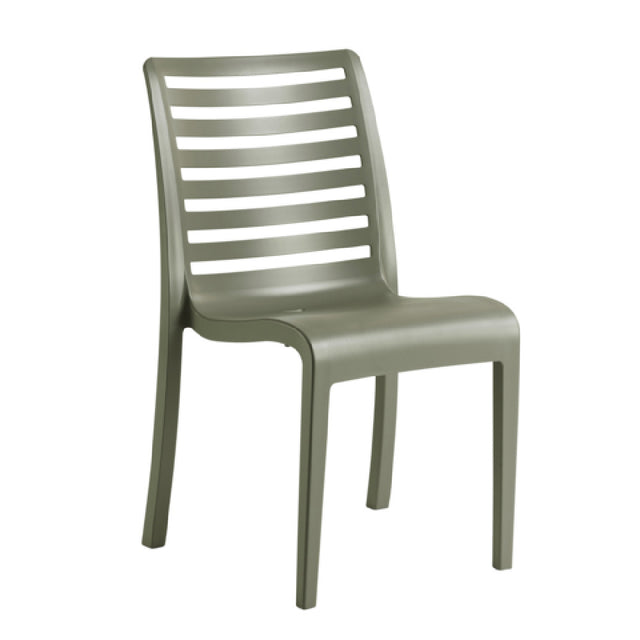 Grosfillex UT944818 - Astoria Stacking Sidechair, 20.9"W X 23.4"D X 34.7"H, Technopolymer With Air Molding Technology
