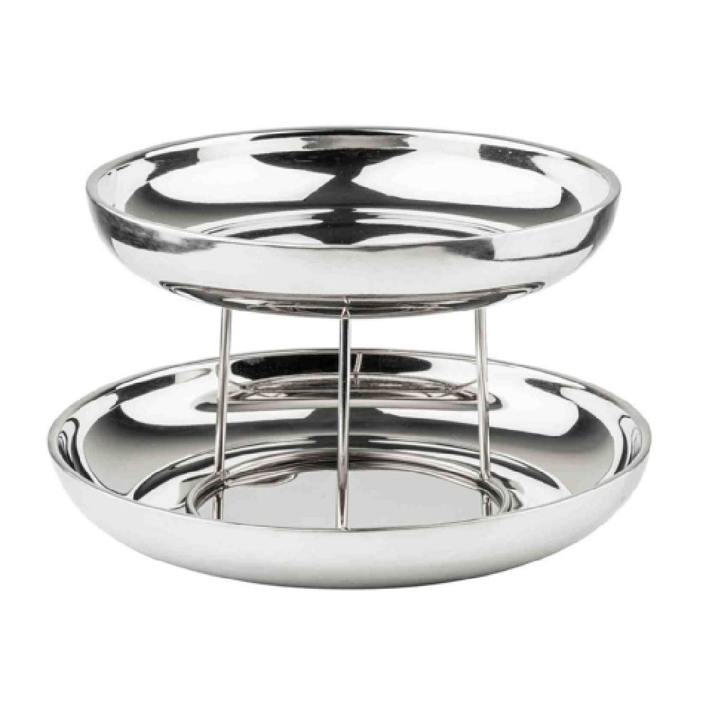 TableCraft Products 12912 - Double Wall Seafood Tower, Two-tier, Round