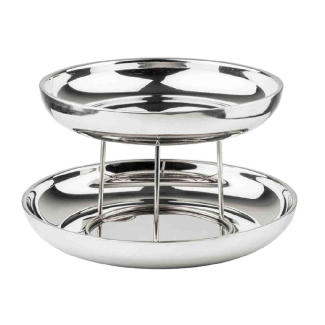 TableCraft Products 12912 - Double Wall Seafood Tower, Two-tier, Round
