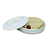 Bon Chef 9000CBLK Tortilla Bowl Cover Aluminum Sandstone Black