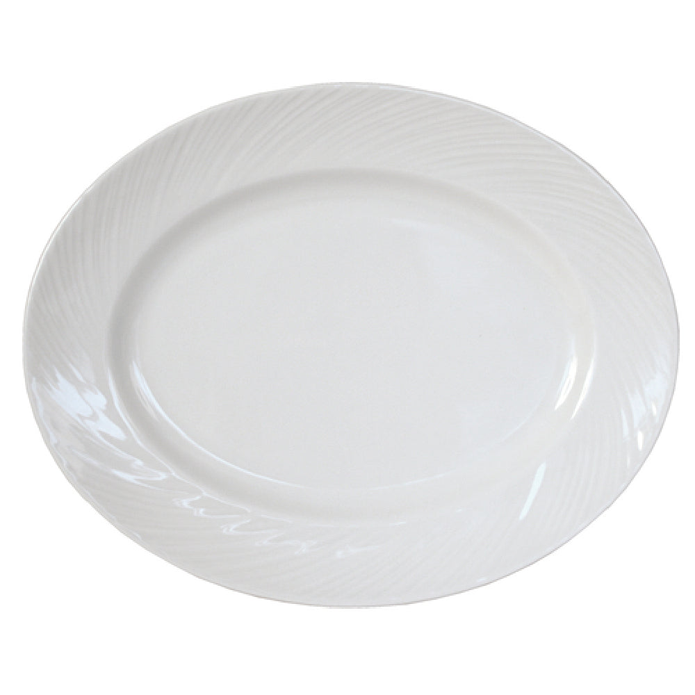 Steelite 9032C998 Oval Plate 8.0" X 6.25" Spyro
