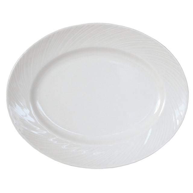 Steelite 9032C998 Oval Plate 8.0" X 6.25" Spyro