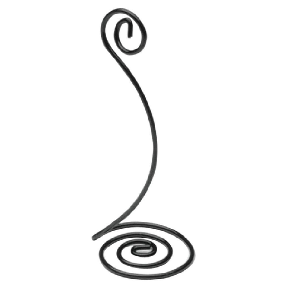 Hubert 12492 - Sign Holder, 2" Dia. X 4-1/2"H, Spiral Top & Base
