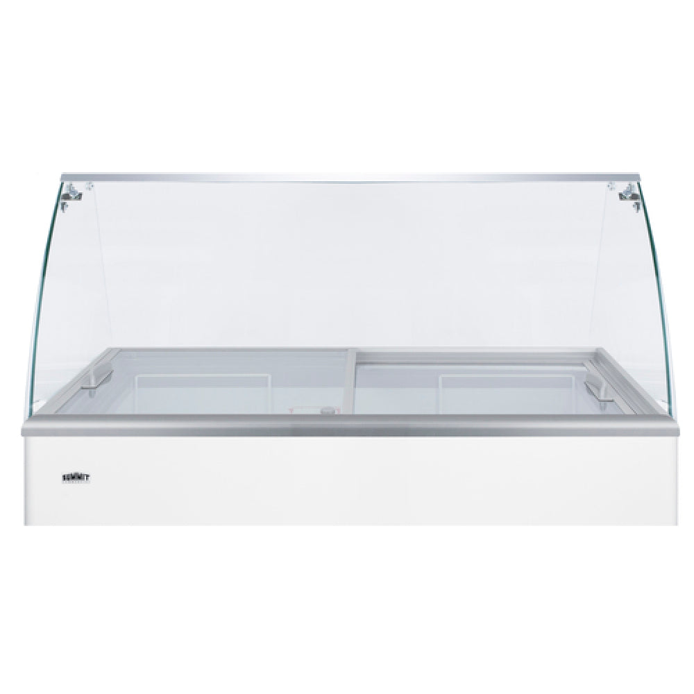 Summit NOVAGDC45KIT Sneeze Guard Kit Compatible With Summit NOVA45 Freezer Curved Glass Front