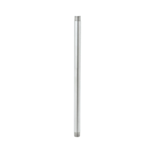 T&S Brass S145X Riser 12" Nipple With 3/8 NPT Male Threads Stainless Steel Construction
