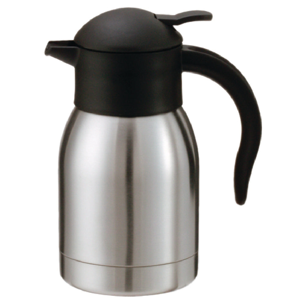 Service Ideas SJ60SS SteelVac™ Slim Carafe 0.6 Liter (20 Oz.) 3-1/2" X 6-1/2" X 8-1/2"