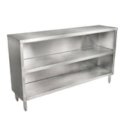 John Boos EDSC8-1872-X Dish Cabinet Open Front 72"W X 18"D X 35"H Overall Size