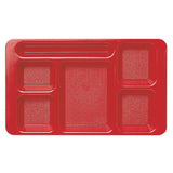Cambro 1596CW404 Camwear® 2 X 2 Compartment Tray 6-compartment Rectangular