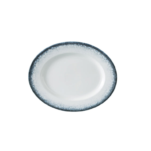 Yanco MR-213 Mars Plate 12 7/8"W X 101/8"D X 1 1/8"H Oval