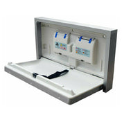 Omcan 44558 (44558) Baby Changing Station Stainless Steel Cover + High-Density Polyethylene