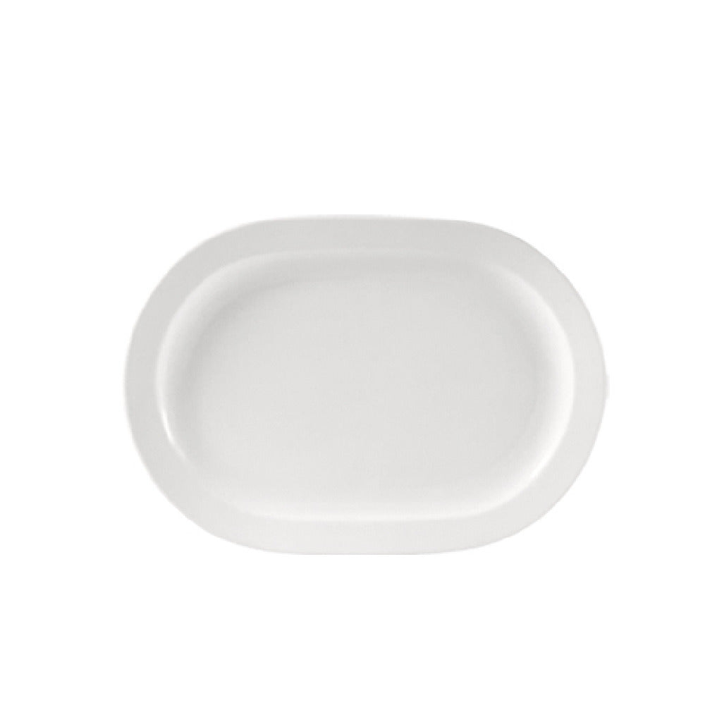 CAC China RCN-RP82 RCN Specialty Platter 12-1/2"L X 9"W X 1"H Oblong