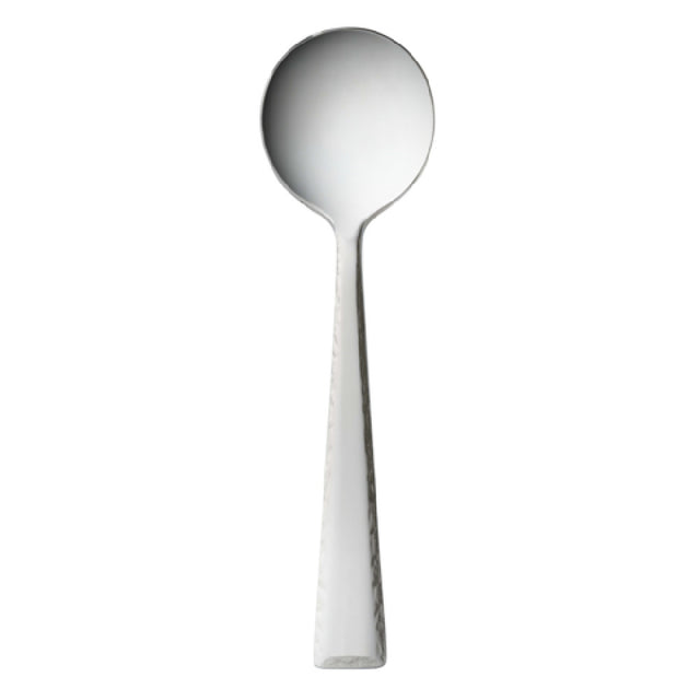 Libbey 926 016 (Formerly World Tableware) Bouillon Spoon 6-1/8" Hammered Finish Handle