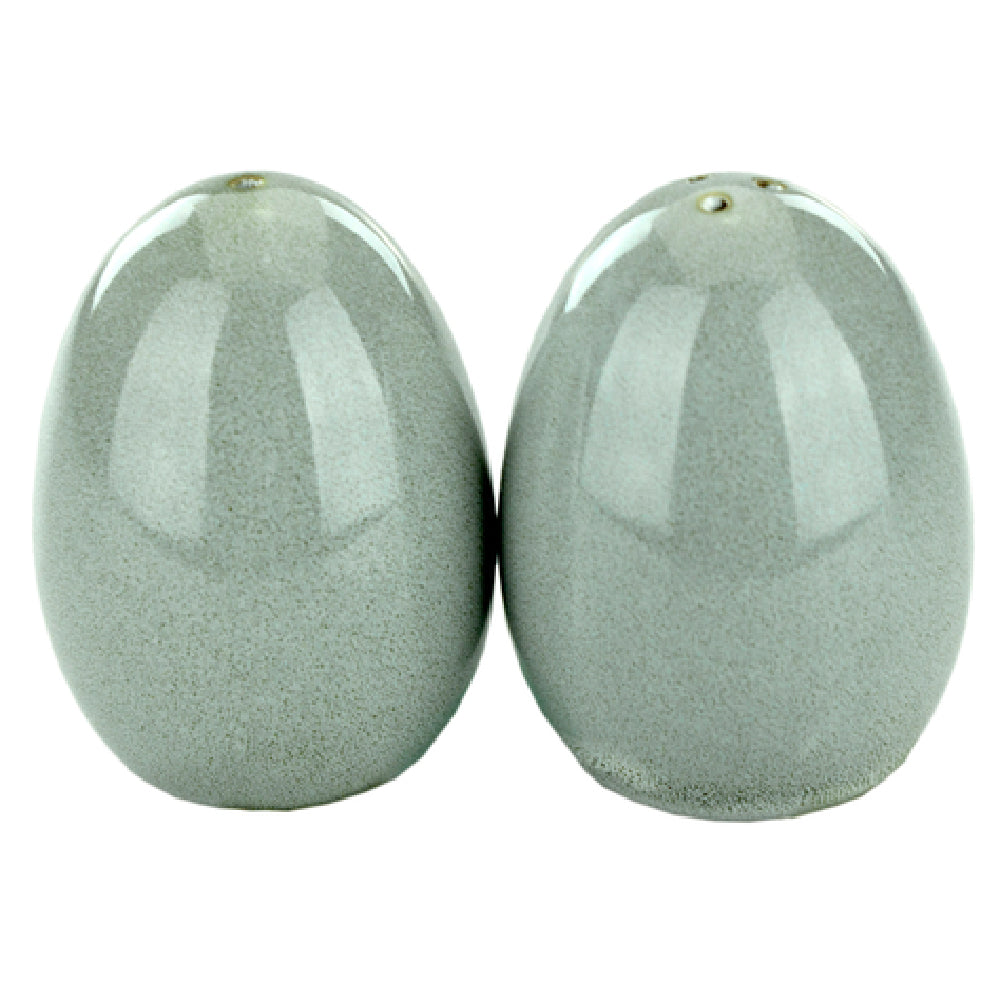 International Tableware LU-101-AS Salt & Pepper Set 2" Dia. X 2-3/4"H Microwave & Dishwasher Safe