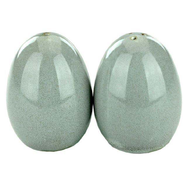 International Tableware LU-101-AS Salt & Pepper Set 2" Dia. X 2-3/4"H Microwave & Dishwasher Safe