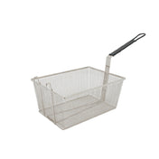 CAC China SPFB-6 Fry Basket 13-3/8"L X 9-1/2"W X 6-1/4"H 10"L Black Handle